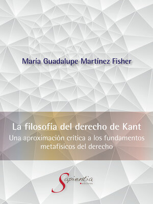 cover image of La Filosofía del Derecho de Kant